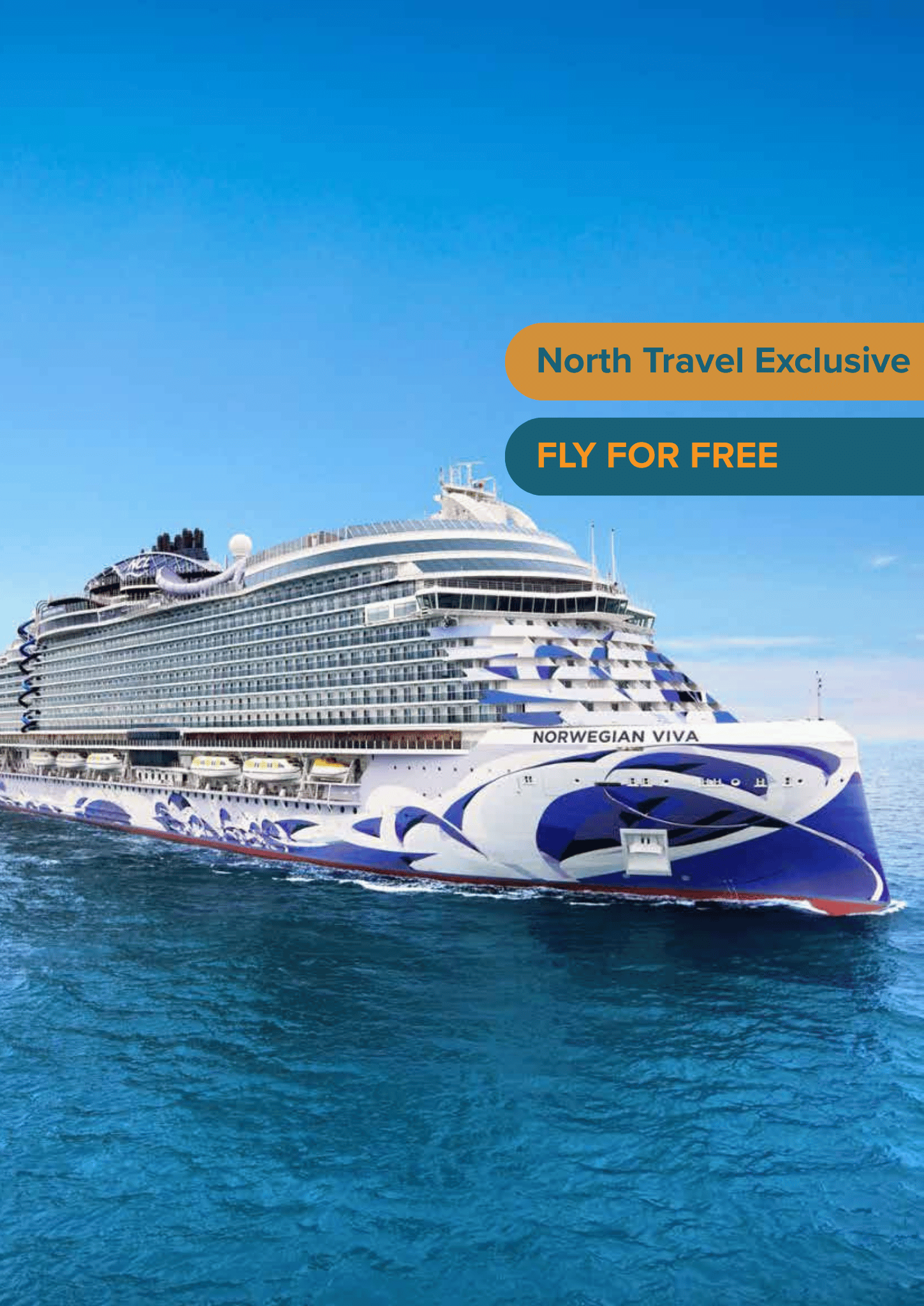 Book on North Travels Exclusive Mediterranean Viva Mosaic Fly for Free deal