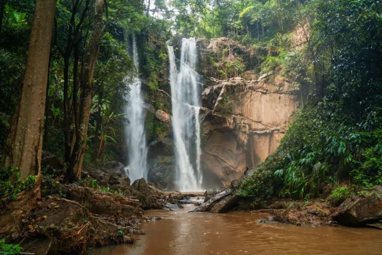 intrepid-travel-thailand-mae-taeng-mok-fa-waterfall-hike-view-shutterstock-2270593863